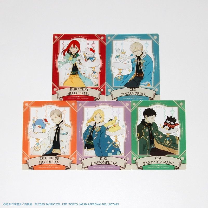 アクリルカード「赤髪の白雪姫×サンリオキャラクターズ」01/ブラインド(5種)(コラボイラスト)