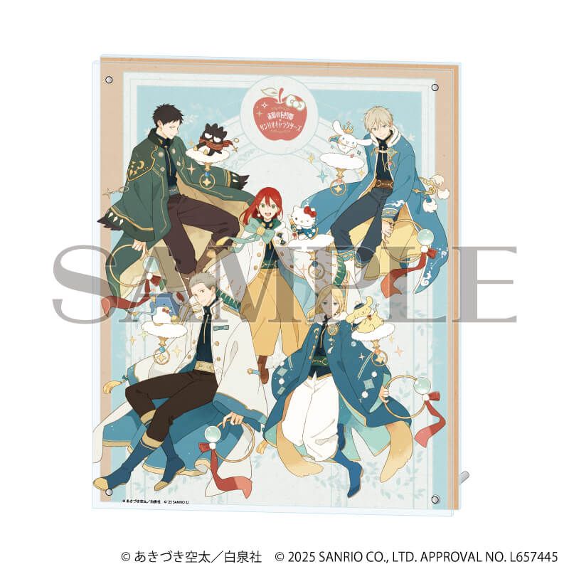 レイヤードグラフ(F3サイズ)「赤髪の白雪姫×サンリオキャラクターズ」01/(コラボイラスト)