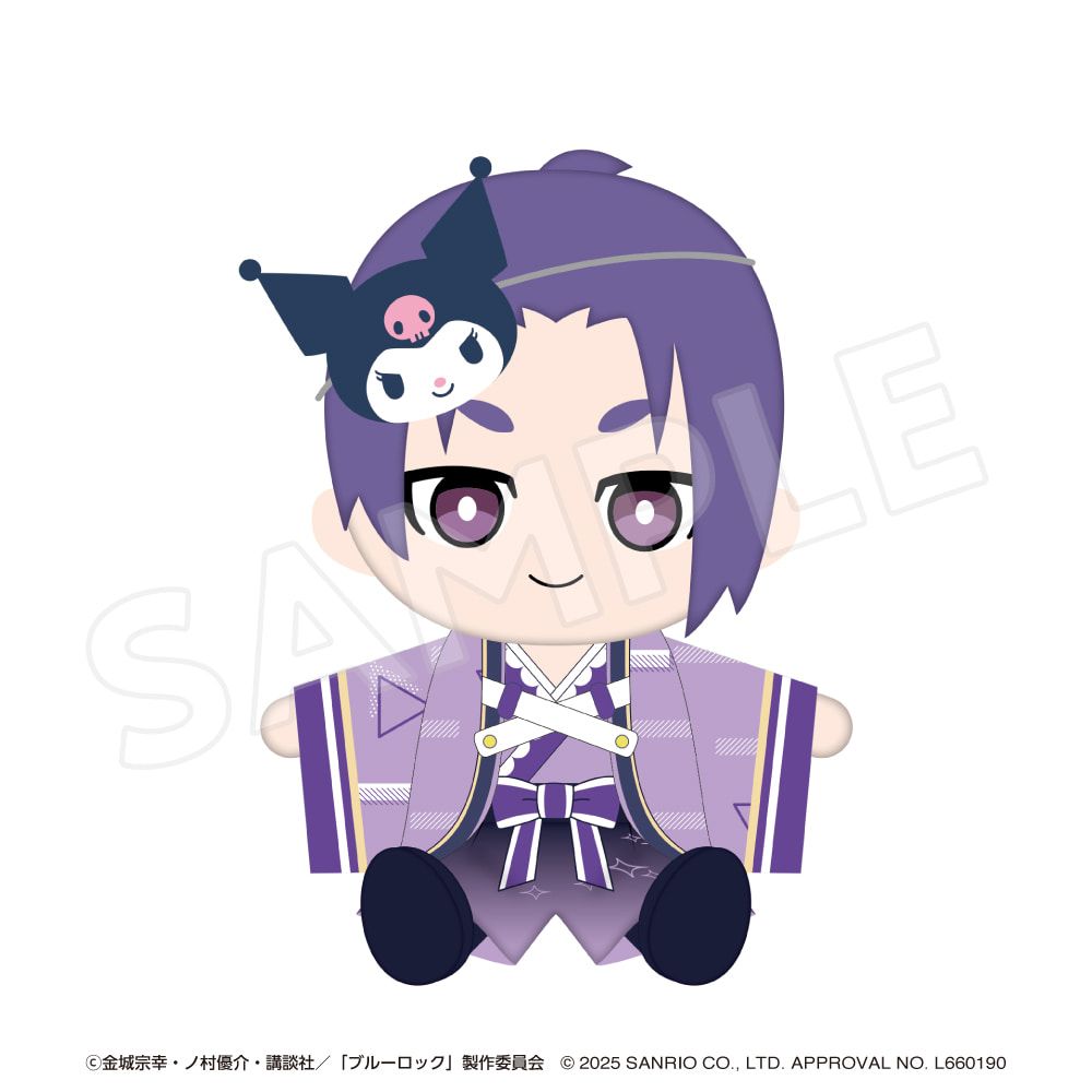 「ブルーロック×サンリオキャラクターズ」ぬいぐるみ 御影玲王×クロミ