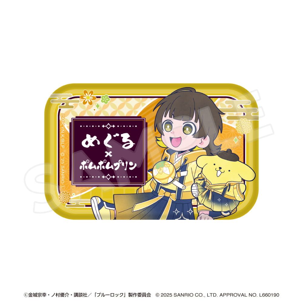 「ブルーロック×サンリオキャラクターズ 」 ブラインドお名前スクエア缶バッジ