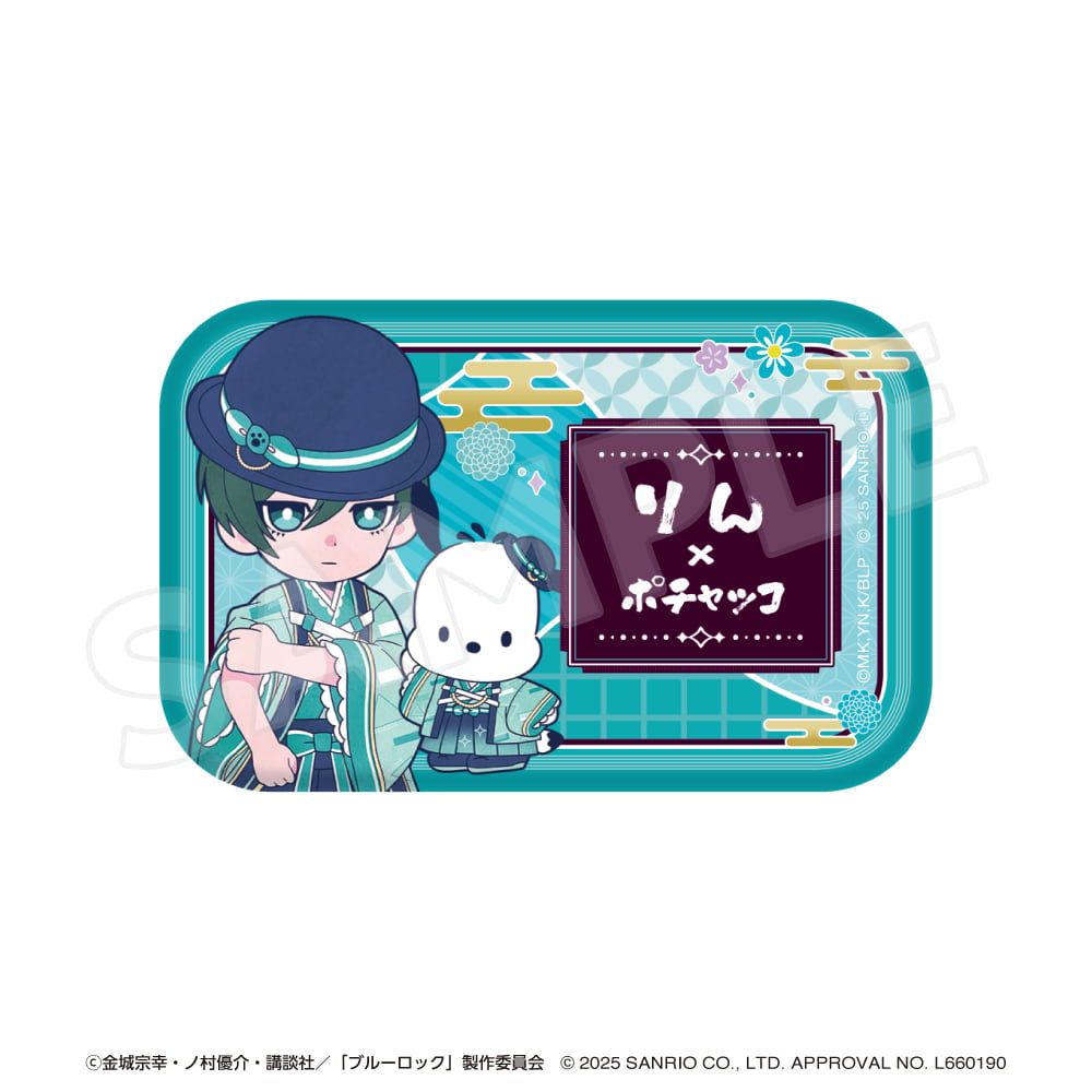 「ブルーロック×サンリオキャラクターズ 」 ブラインドお名前スクエア缶バッジ