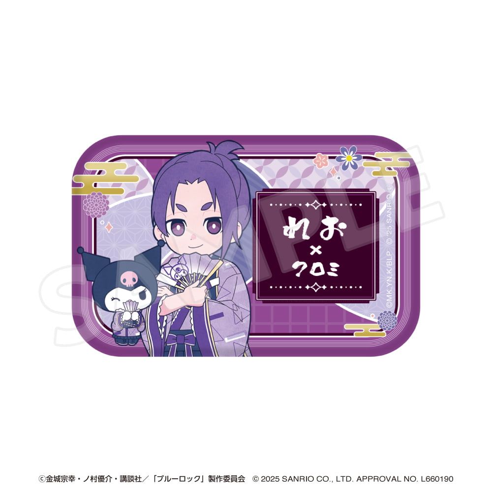 「ブルーロック×サンリオキャラクターズ 」 ブラインドお名前スクエア缶バッジ