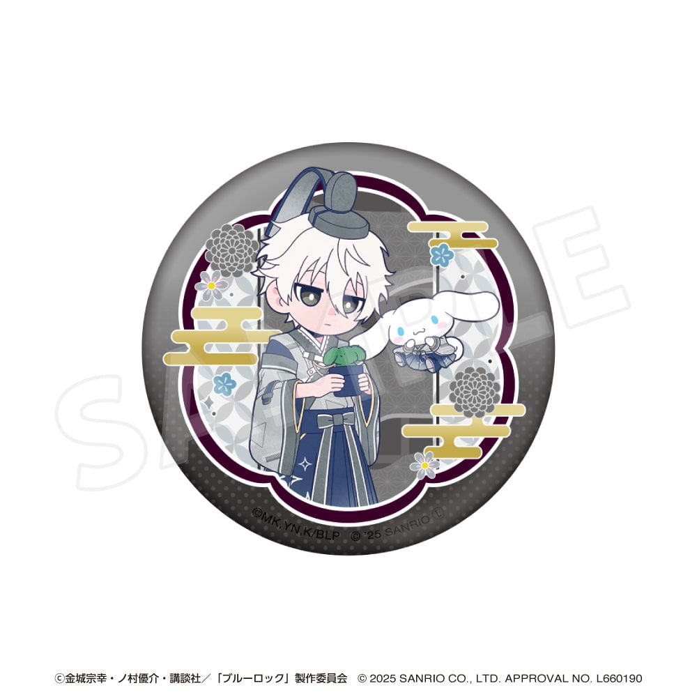 「ブルーロック×サンリオキャラクターズ 」 ブラインド缶バッジ