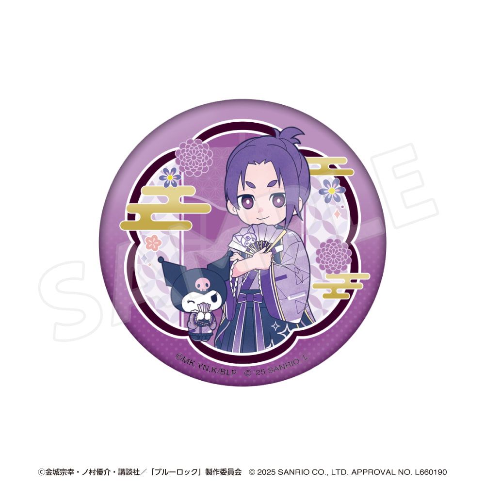 「ブルーロック×サンリオキャラクターズ 」 ブラインド缶バッジ