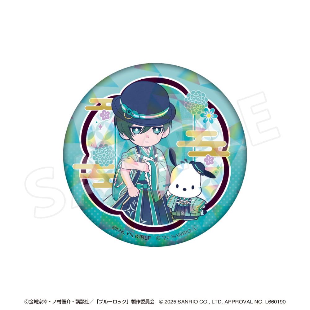 「ブルーロック×サンリオキャラクターズ 」 ブラインド缶バッジ