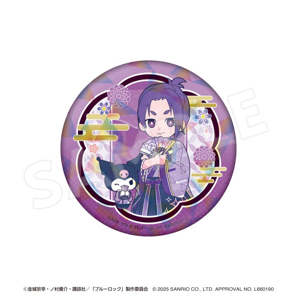 「ブルーロック×サンリオキャラクターズ 」 ブラインド缶バッジ