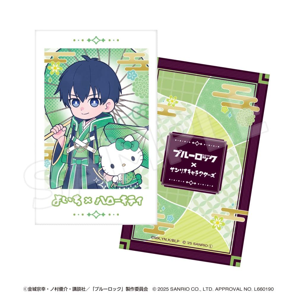 「ブルーロック×サンリオキャラクターズ 」 ブラインドフォト風カード