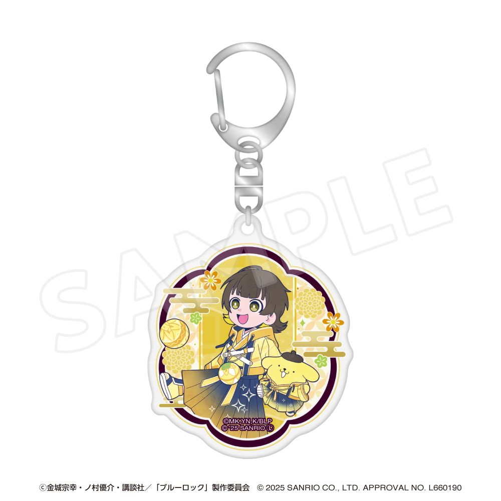 「ブルーロック×サンリオキャラクターズ 」 ブラインドアクリルキーホルダー