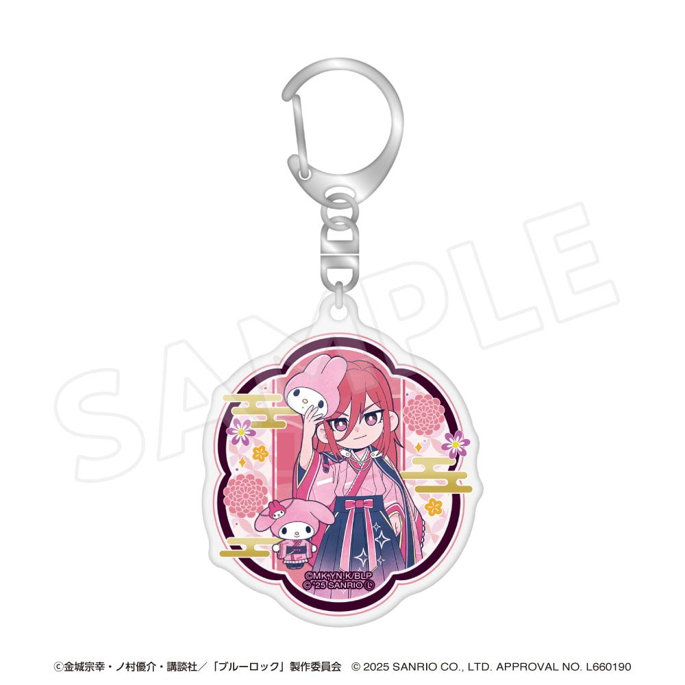 「ブルーロック×サンリオキャラクターズ 」 ブラインドアクリルキーホルダー