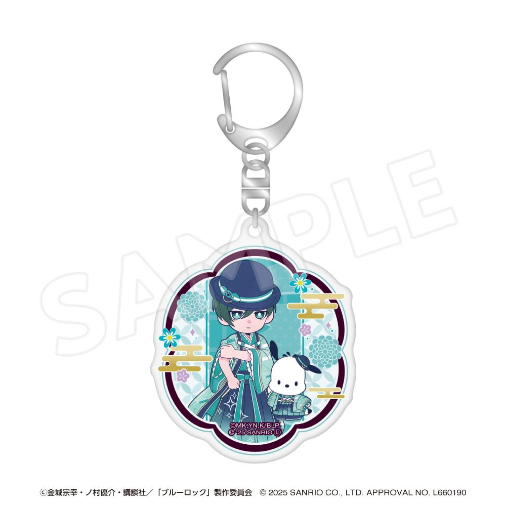 「ブルーロック×サンリオキャラクターズ 」 ブラインドアクリルキーホルダー