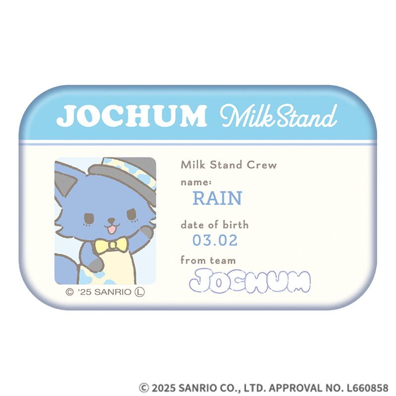 JOCHUM 店員ネーム風缶バッジ