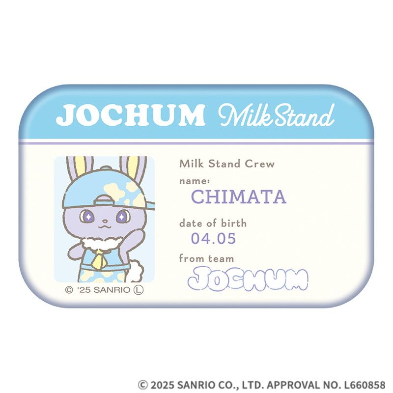 JOCHUM 店員ネーム風缶バッジ