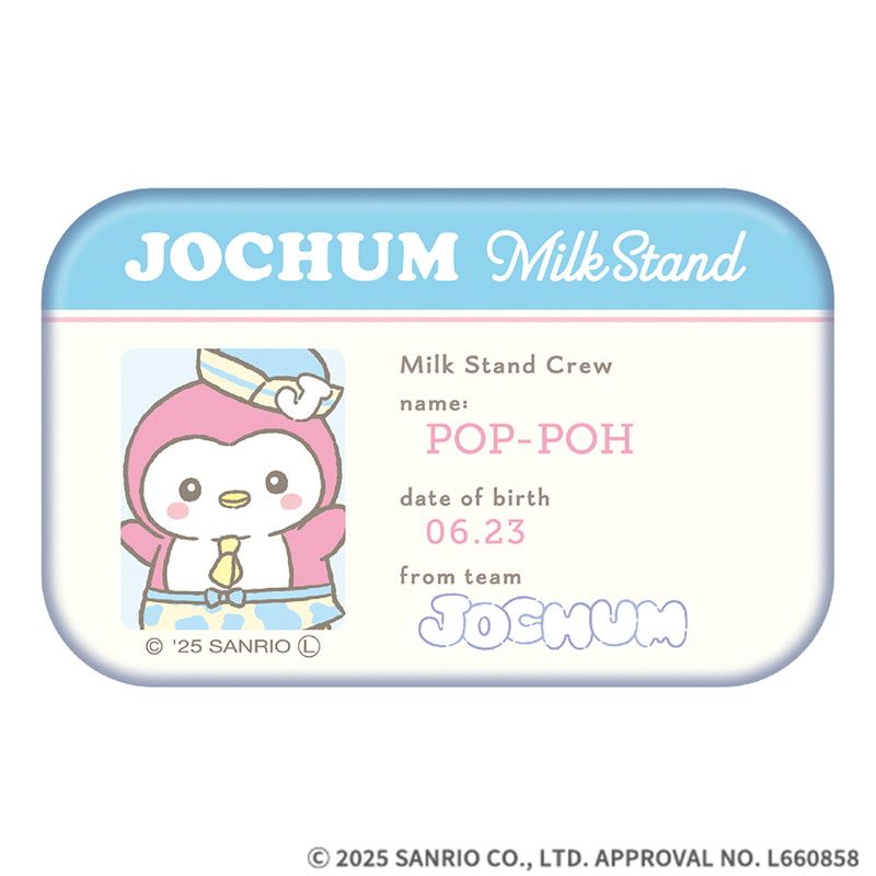 JOCHUM 店員ネーム風缶バッジ