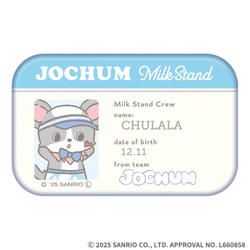 JOCHUM 店員ネーム風缶バッジ