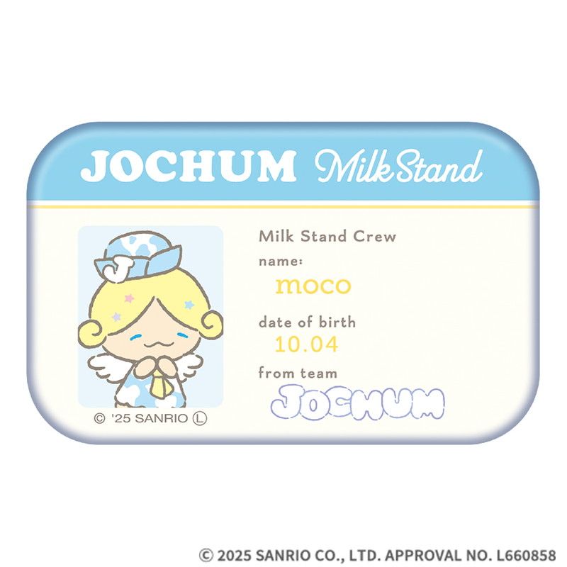 JOCHUM 店員ネーム風缶バッジ