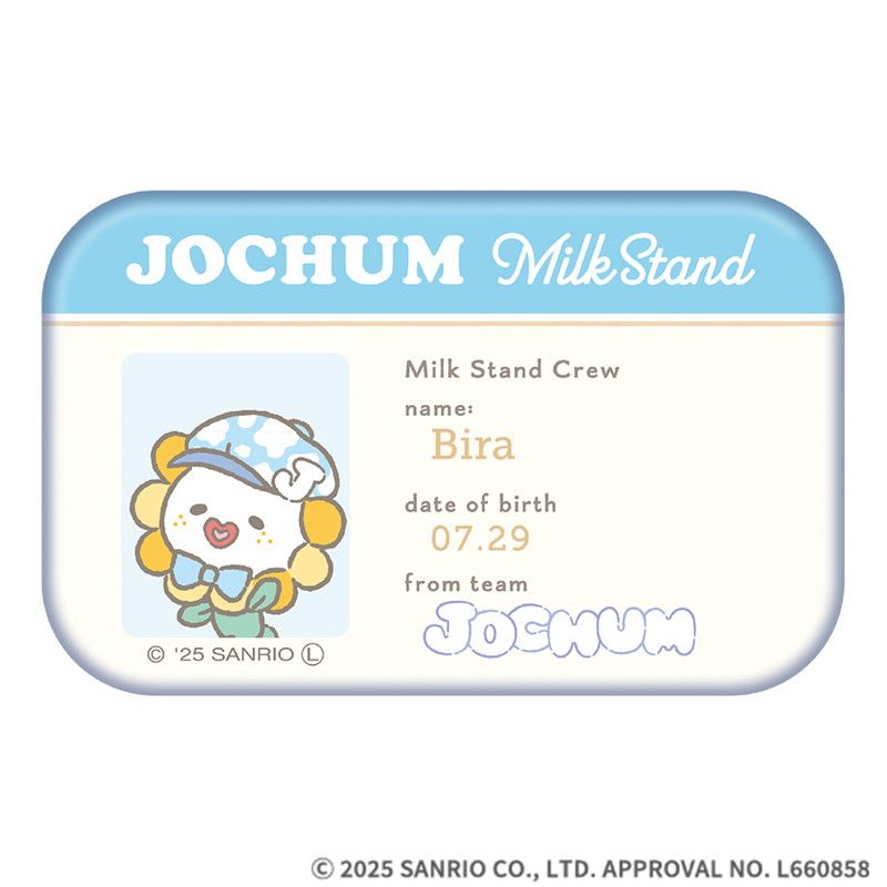 JOCHUM 店員ネーム風缶バッジ