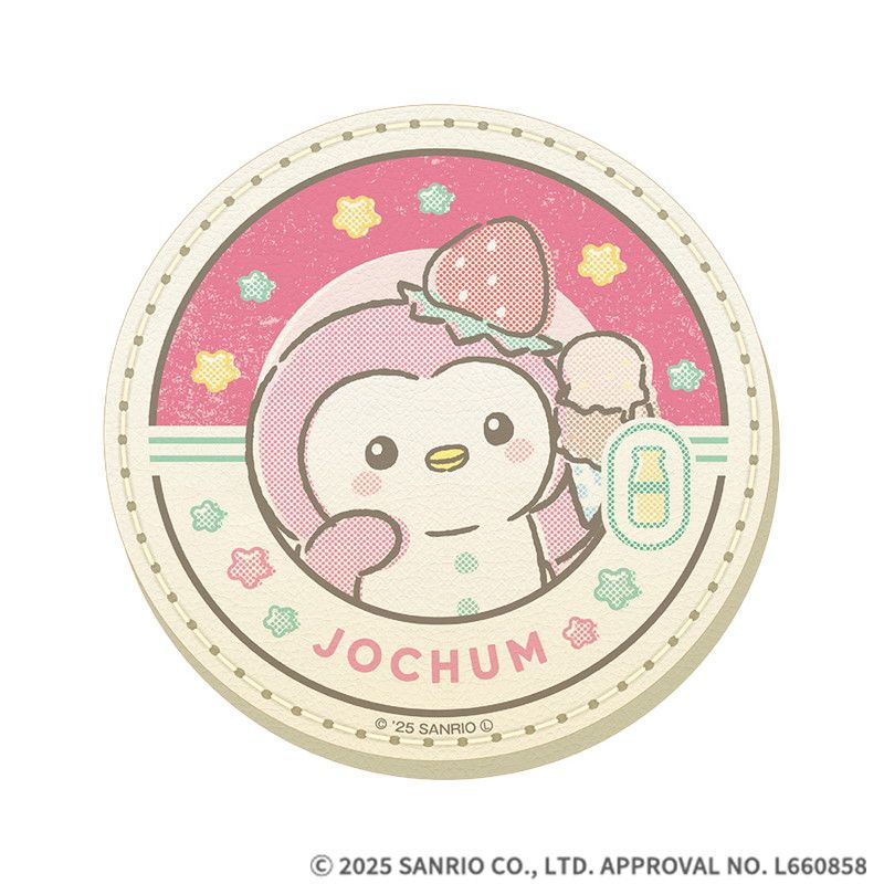 JOCHUM 牛乳瓶フタ風コースター ぽぽ