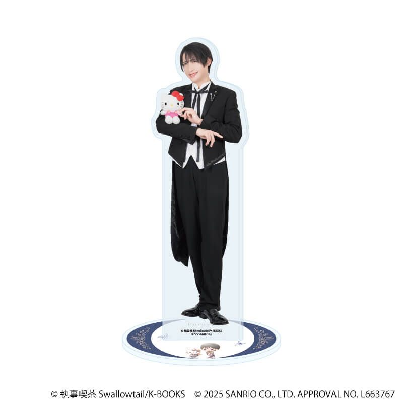 アクリルスタンド「執事喫茶スワロウテイル×サンリオキャラクターズ」03/古谷×ハローキティ