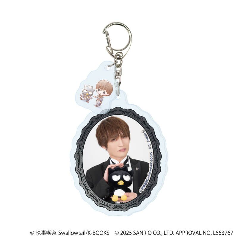 パーツ付きアクリルキーホルダー「執事喫茶スワロウテイル×サンリオキャラクターズ」01/コンプリートセット(全6種)