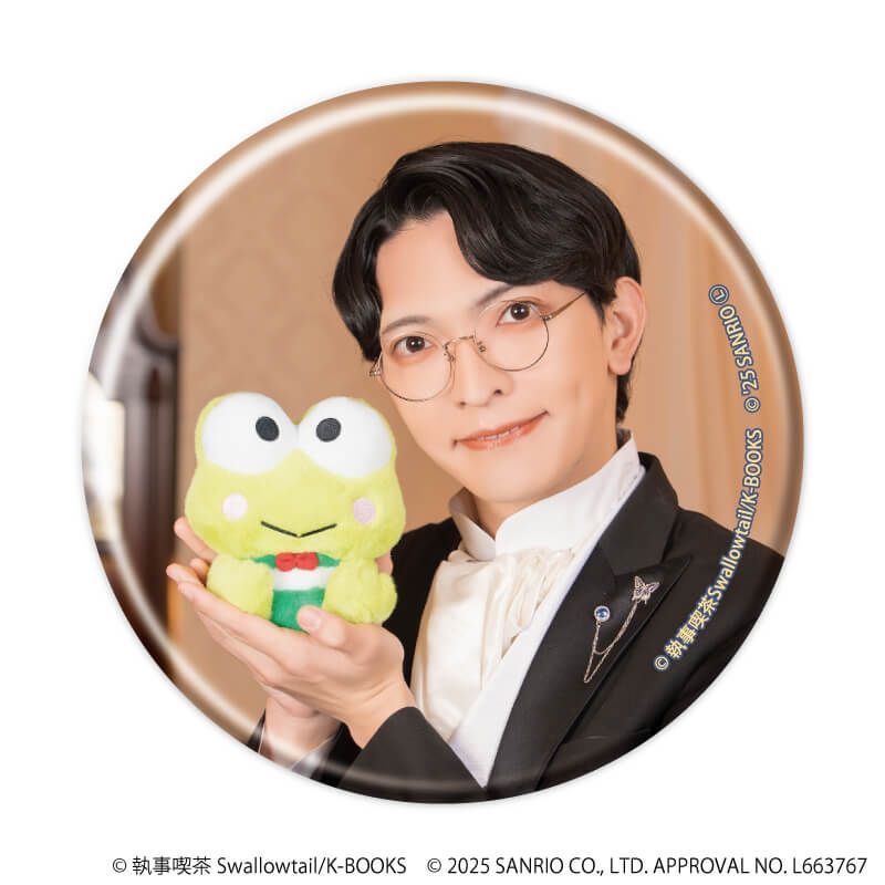 缶バッジ「執事喫茶スワロウテイル×サンリオキャラクターズ」01/コンプリートセット(全12種)