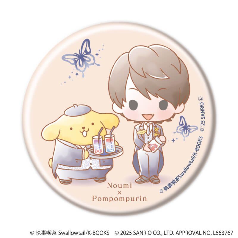 缶バッジ「執事喫茶スワロウテイル×サンリオキャラクターズ」01/コンプリートセット(全12種)