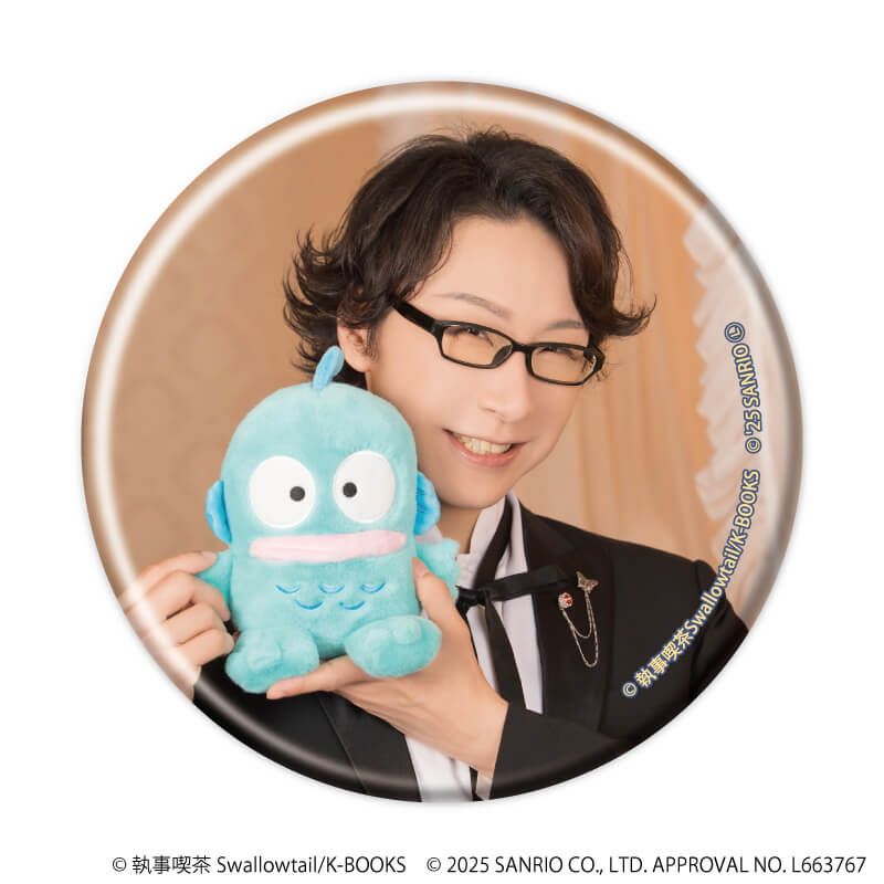 缶バッジ「執事喫茶スワロウテイル×サンリオキャラクターズ」01/ブラインド(12種)