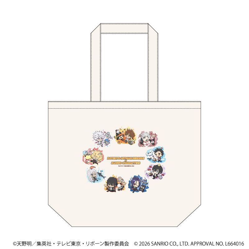 キャンバスデイリートート「家庭教師ヒットマンREBORN!×SANRIO CHARACTERS」01/集合デザイン(コラボイラスト)