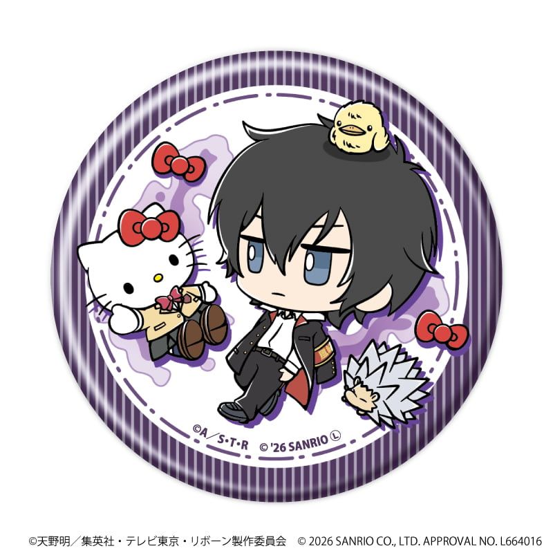 缶バッジ「家庭教師ヒットマンREBORN!×SANRIO CHARACTERS」07/コンプリートセット(全10種)(コラボイラスト)
