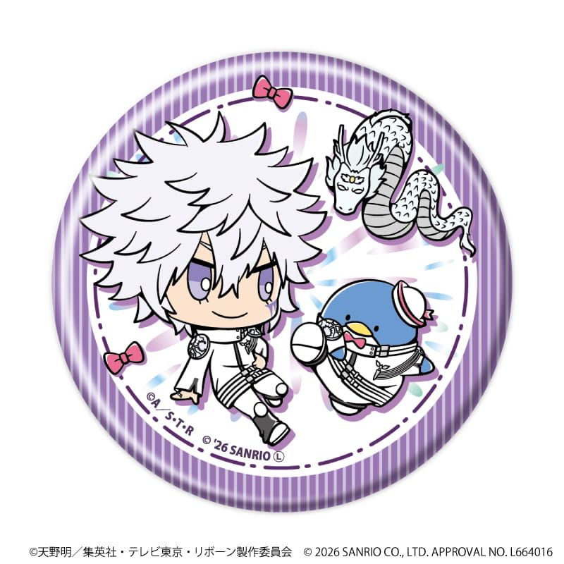 缶バッジ「家庭教師ヒットマンREBORN!×SANRIO CHARACTERS」07/コンプリートセット(全10種)(コラボイラスト)