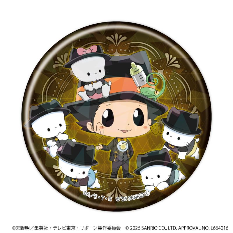 ホログラム缶バッジ(57mm)「家庭教師ヒットマンREBORN!×SANRIO CHARACTERS」02/コンプリートセット(全10種)(コラボイラスト)