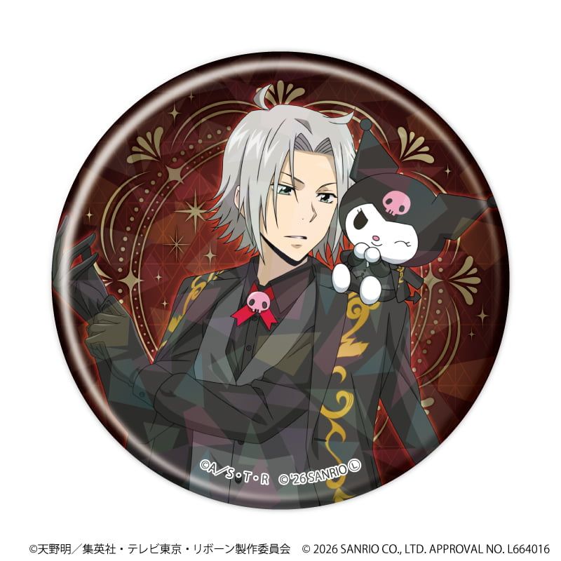 ホログラム缶バッジ(57mm)「家庭教師ヒットマンREBORN!×SANRIO CHARACTERS」02/コンプリートセット(全10種)(コラボイラスト)