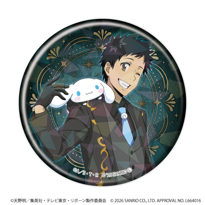 ホログラム缶バッジ(57mm)「家庭教師ヒットマンREBORN!×SANRIO CHARACTERS」02/コンプリートセット(全10種)(コラボイラスト)