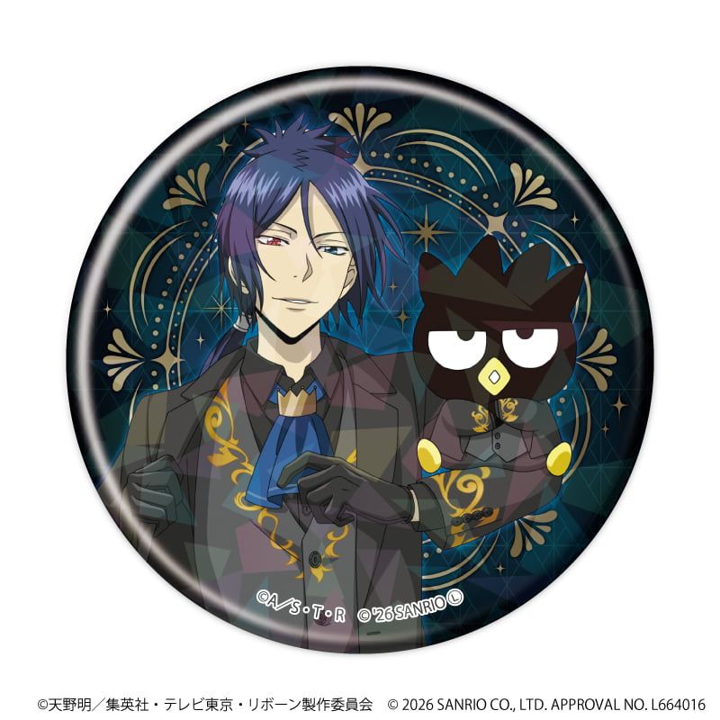 ホログラム缶バッジ(57mm)「家庭教師ヒットマンREBORN!×SANRIO CHARACTERS」02/コンプリートセット(全10種)(コラボイラスト)