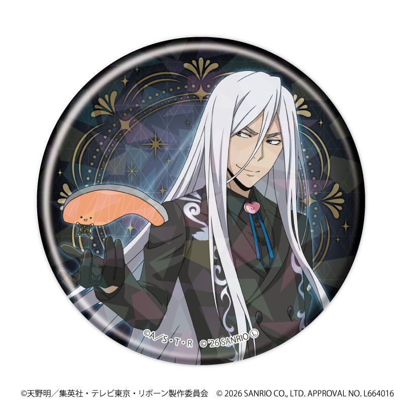 ホログラム缶バッジ(57mm)「家庭教師ヒットマンREBORN!×SANRIO CHARACTERS」02/コンプリートセット(全10種)(コラボイラスト)