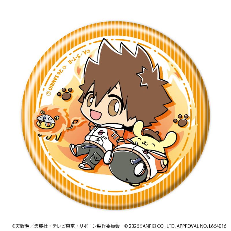 缶バッジ「家庭教師ヒットマンREBORN!×SANRIO CHARACTERS」07/ブラインド(10種)(コラボイラスト)