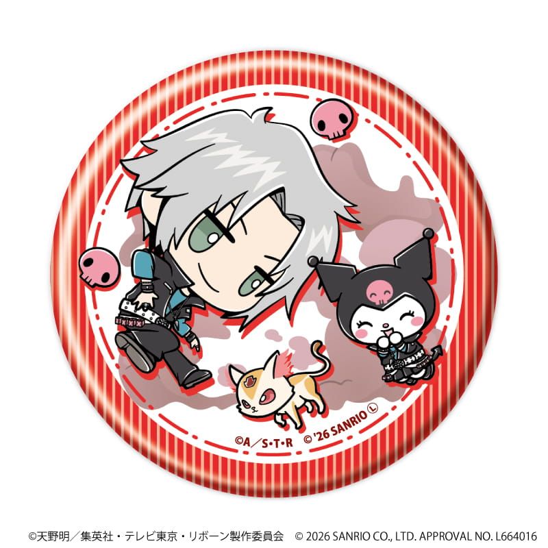 缶バッジ「家庭教師ヒットマンREBORN!×SANRIO CHARACTERS」07/ブラインド(10種)(コラボイラスト)