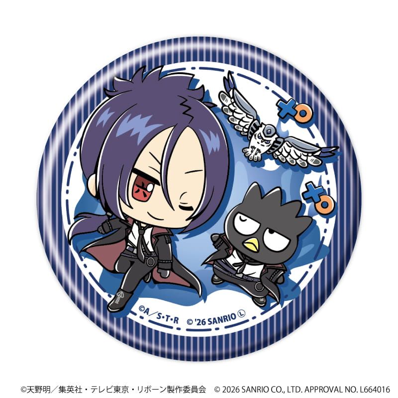 缶バッジ「家庭教師ヒットマンREBORN!×SANRIO CHARACTERS」07/ブラインド(10種)(コラボイラスト)