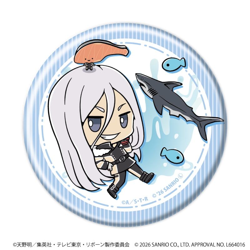 缶バッジ「家庭教師ヒットマンREBORN!×SANRIO CHARACTERS」07/ブラインド(10種)(コラボイラスト)