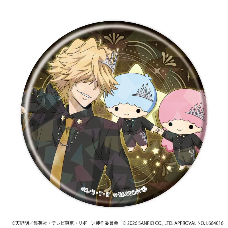 ホログラム缶バッジ(57mm)「家庭教師ヒットマンREBORN!×SANRIO CHARACTERS」02/ブラインド(10種)(コラボイラスト)