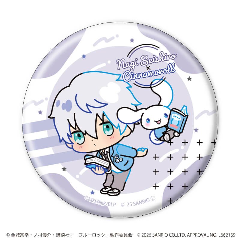 缶バッジ「TVアニメ『ブルーロック』×サンリオキャラクターズ」03/コンプリートセット(全10種)(コラボイラスト)