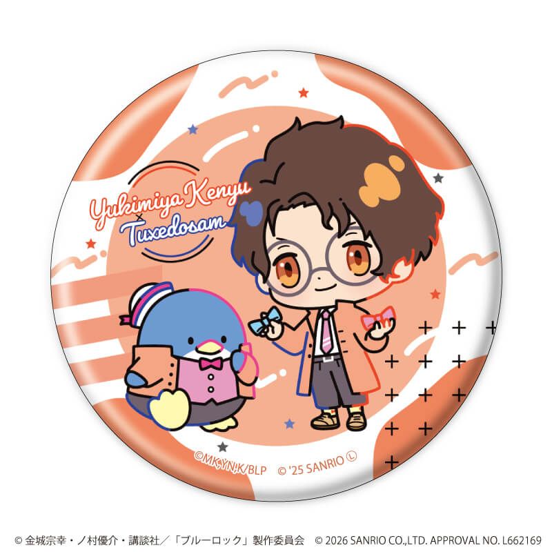 缶バッジ「TVアニメ『ブルーロック』×サンリオキャラクターズ」03/コンプリートセット(全10種)(コラボイラスト)