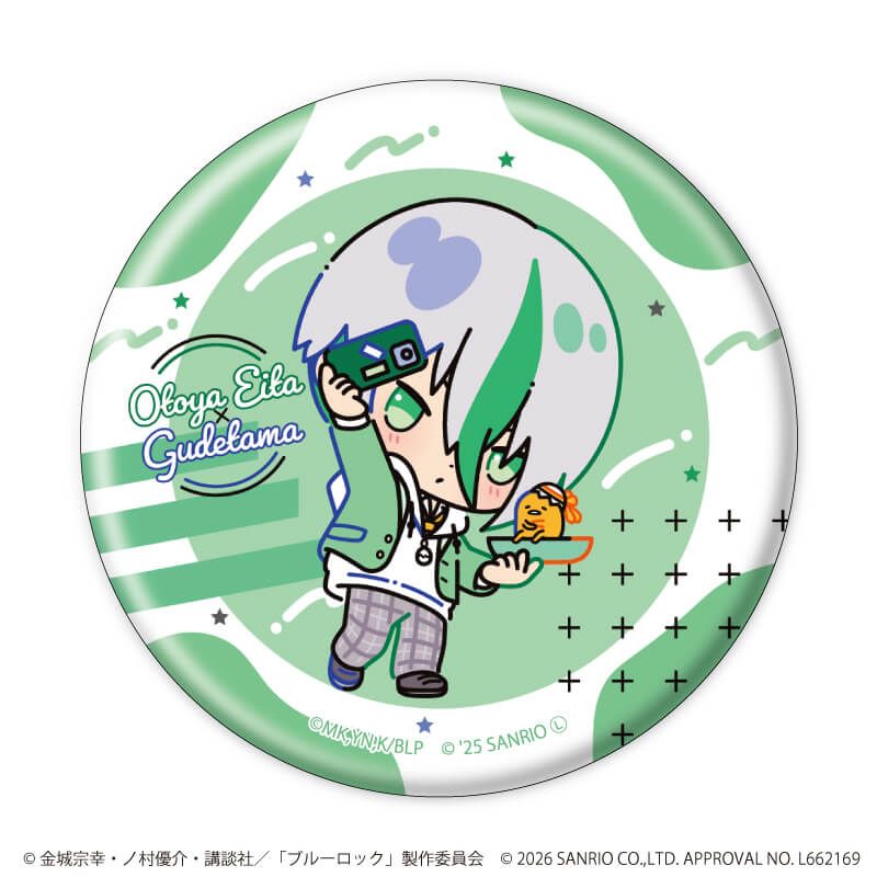 缶バッジ「TVアニメ『ブルーロック』×サンリオキャラクターズ」03/コンプリートセット(全10種)(コラボイラスト)