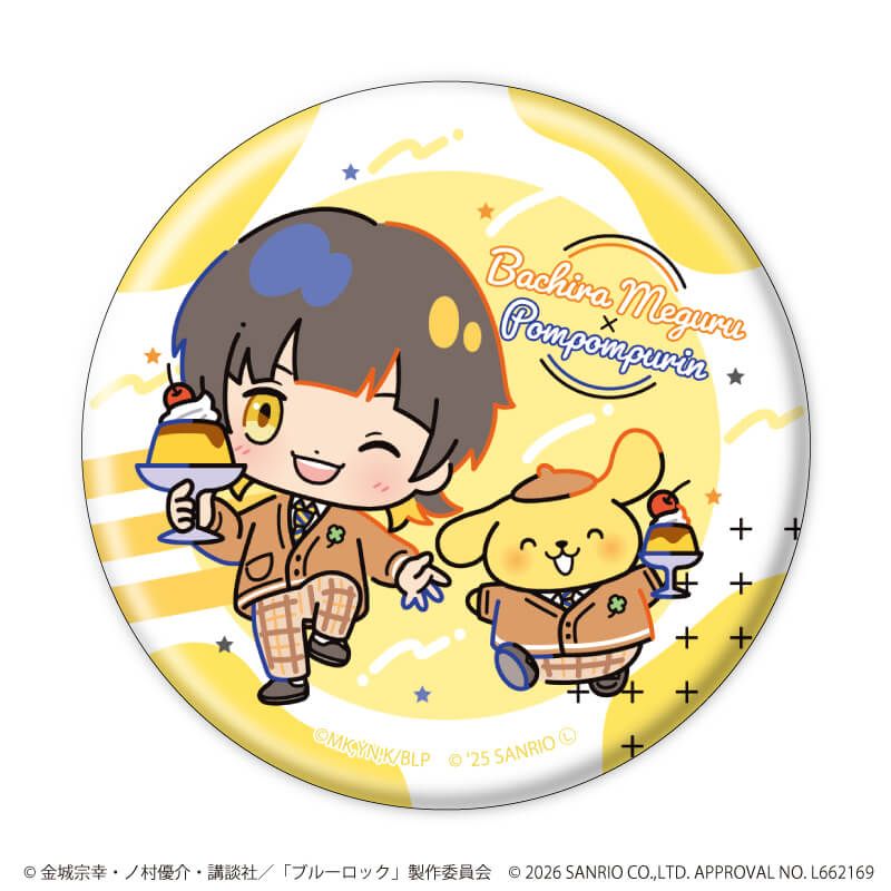 缶バッジ「TVアニメ『ブルーロック』×サンリオキャラクターズ」03/コンプリートセット(全10種)(コラボイラスト)