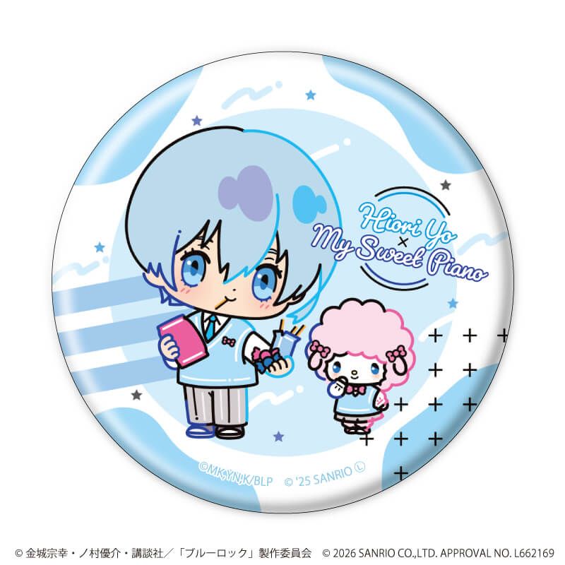 缶バッジ「TVアニメ『ブルーロック』×サンリオキャラクターズ」03/コンプリートセット(全10種)(コラボイラスト)