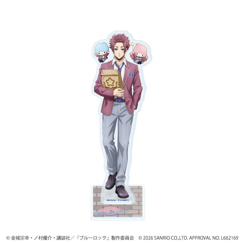 アクリルスタンド「TVアニメ『ブルーロック』×サンリオキャラクターズ」37/糸師 冴×リトルツインスターズ(コラボイラスト)
