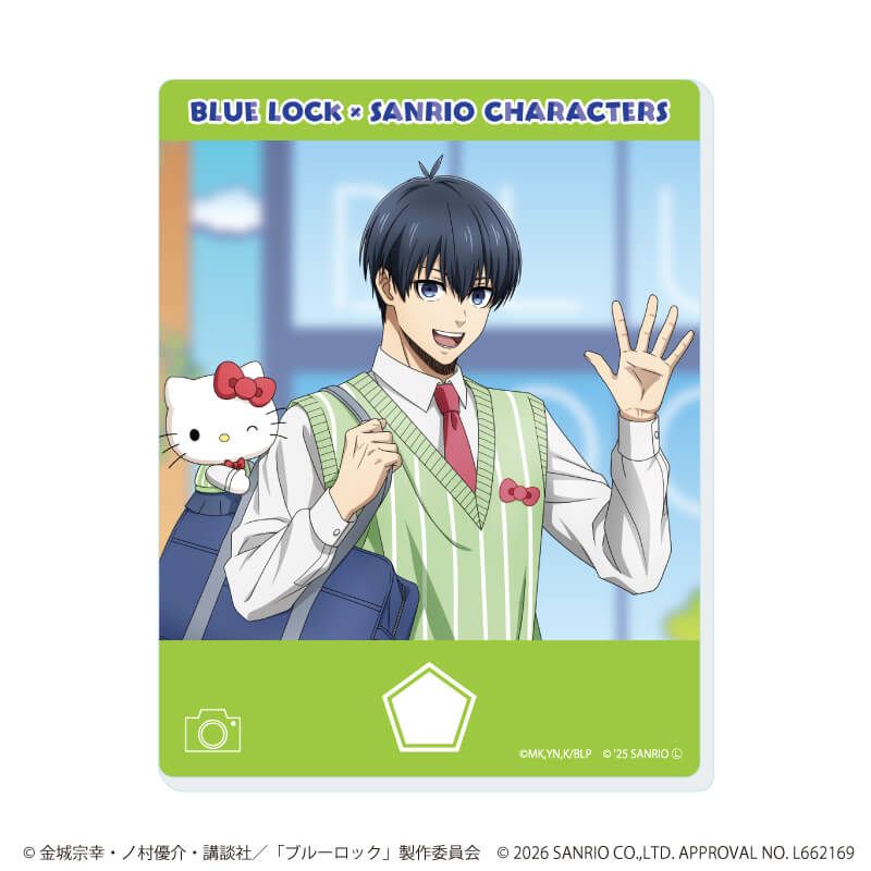 アクリルカード「TVアニメ『ブルーロック』×サンリオキャラクターズ」04/コンプリートセット(全10種)(コラボイラスト)