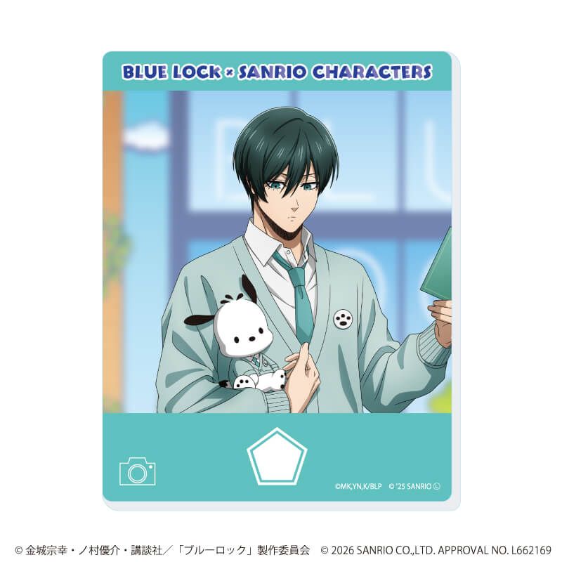 アクリルカード「TVアニメ『ブルーロック』×サンリオキャラクターズ」04/コンプリートセット(全10種)(コラボイラスト)
