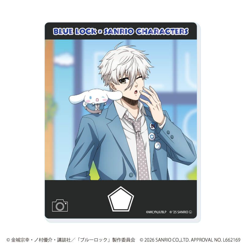 アクリルカード「TVアニメ『ブルーロック』×サンリオキャラクターズ」04/コンプリートセット(全10種)(コラボイラスト)