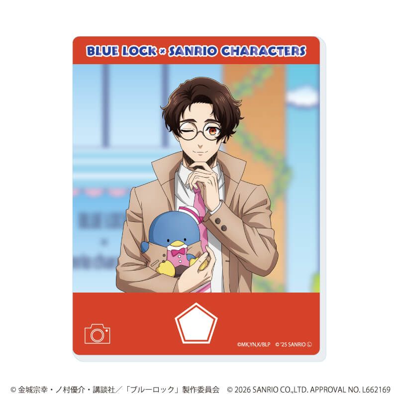 アクリルカード「TVアニメ『ブルーロック』×サンリオキャラクターズ」04/コンプリートセット(全10種)(コラボイラスト)