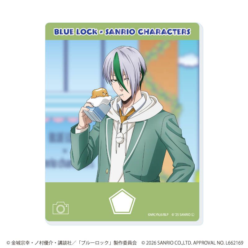 アクリルカード「TVアニメ『ブルーロック』×サンリオキャラクターズ」04/コンプリートセット(全10種)(コラボイラスト)